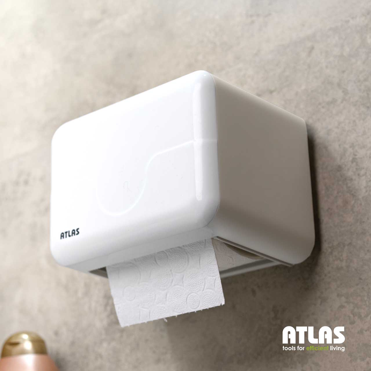 جادستمال روکشدار سفید کوچک مدل سبلان اطلس