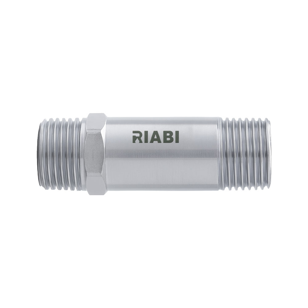 واسطه شوفاژی (نیپل) 1/2 اینچ ریابی – طول 7.5 cm