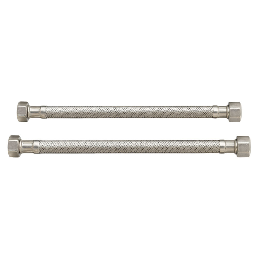 شیلنگ دو سر مهره 3/8×1/2 (شیرآلات – فلاش تانک – فرنگی) ریابی